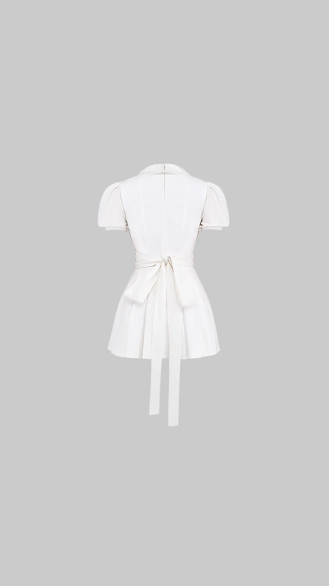 House of CB Piera White Cotton Dress