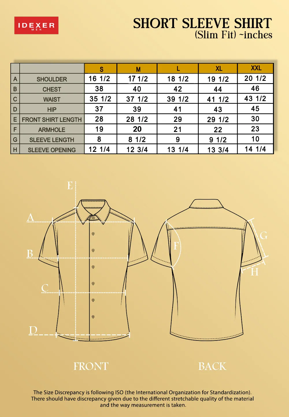 IDEXER MANDARIN SHORT SLEEVE SHIRT [SLIM FIT] ID0263