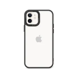 iPhone 12 Jet Black Clear Phone Case