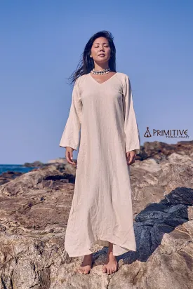 Jalabiya Dress ⋙ Handwoven Raw Silk