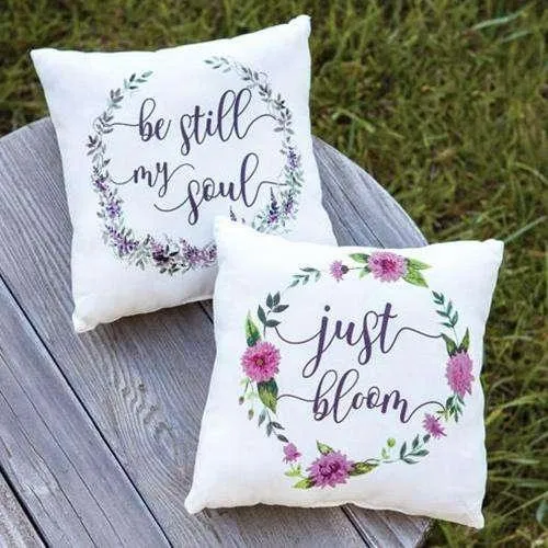 Just Bloom Pillow, 2 Asst.