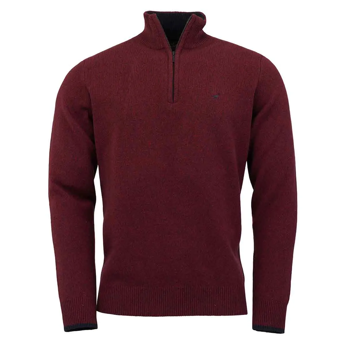 Laksen Brompton Lambswool Zip Neck Pullover