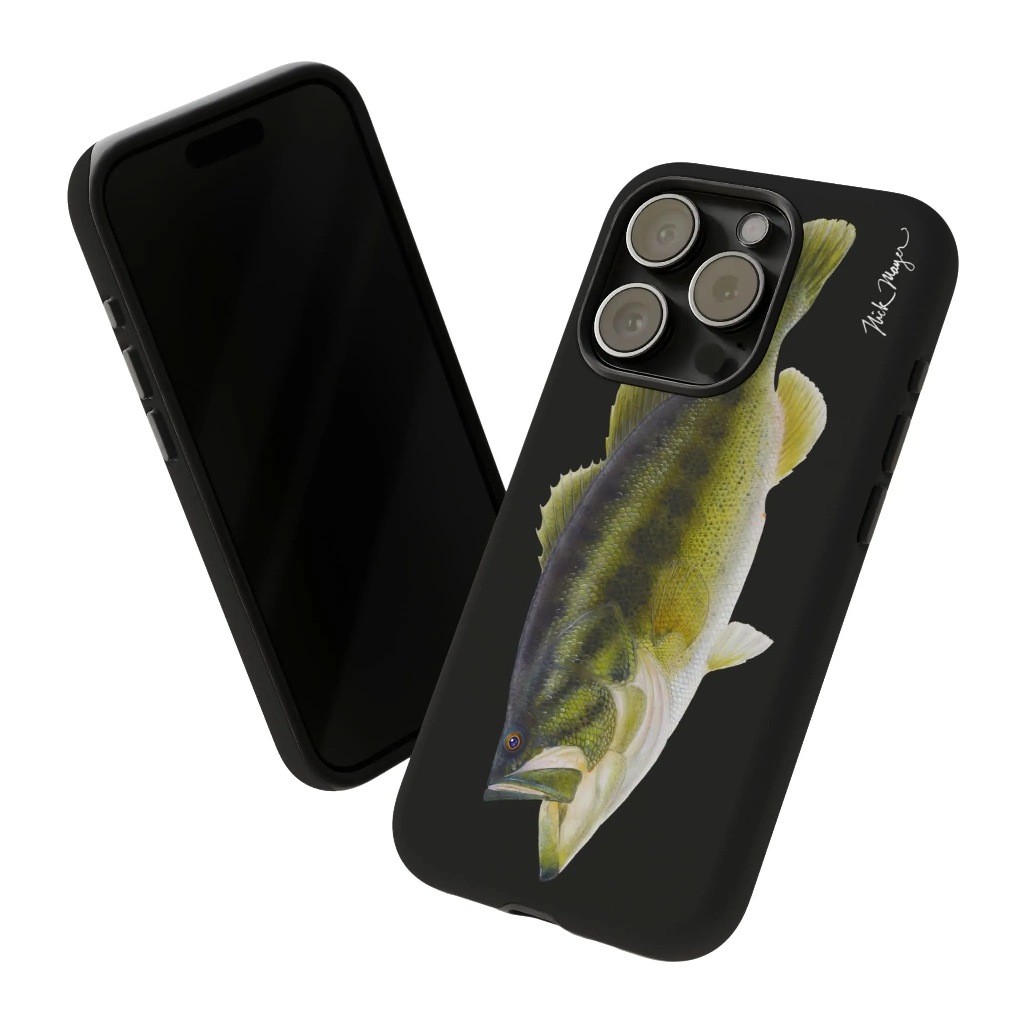 Largemouth Bass Black iPhone 15 Case