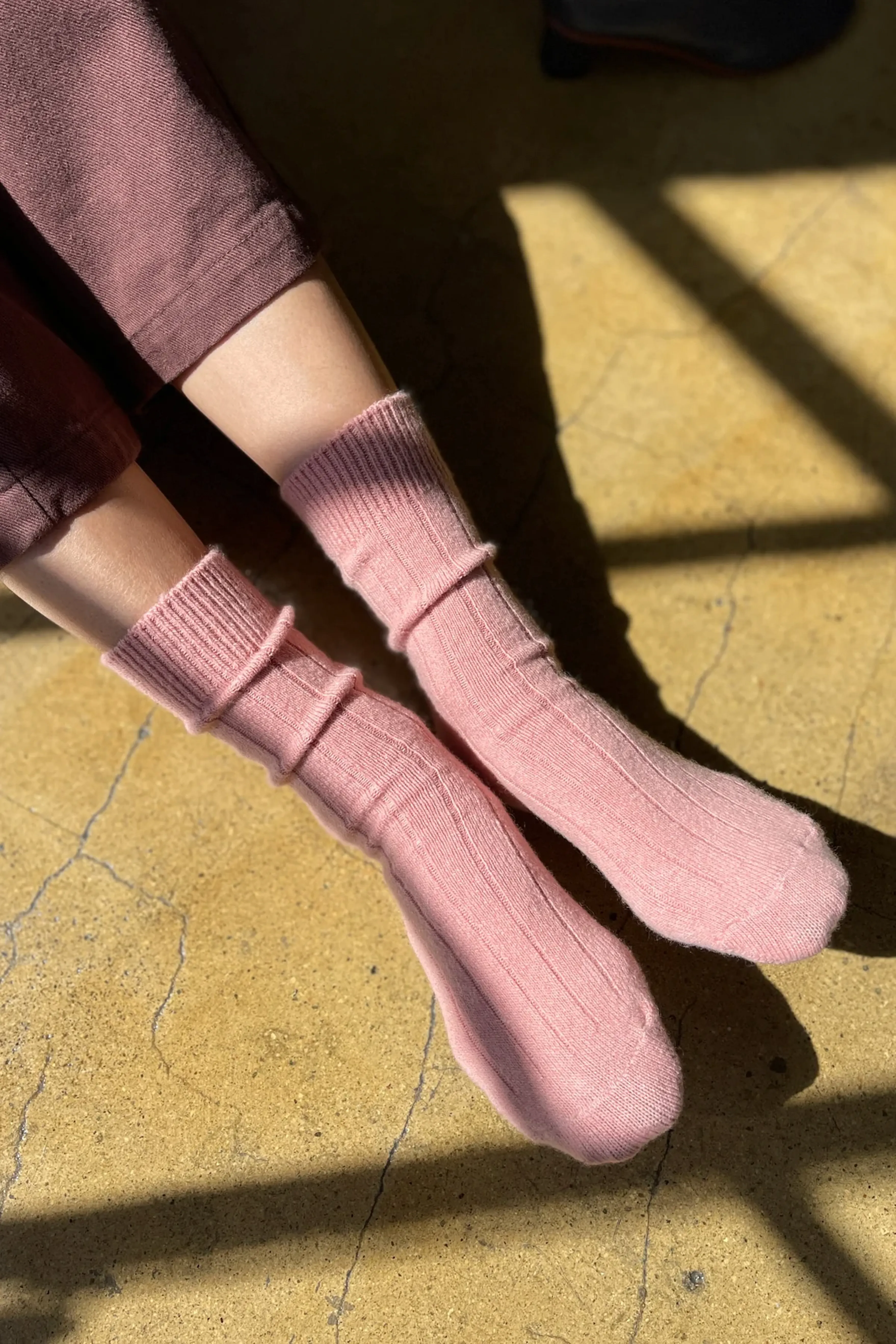 Le Bon Shoppe Cashmere Rose Petal Socks