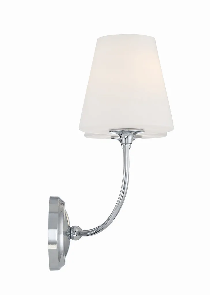 Libby Langdon Sylvan 2 Light Polished Chrome Sconce