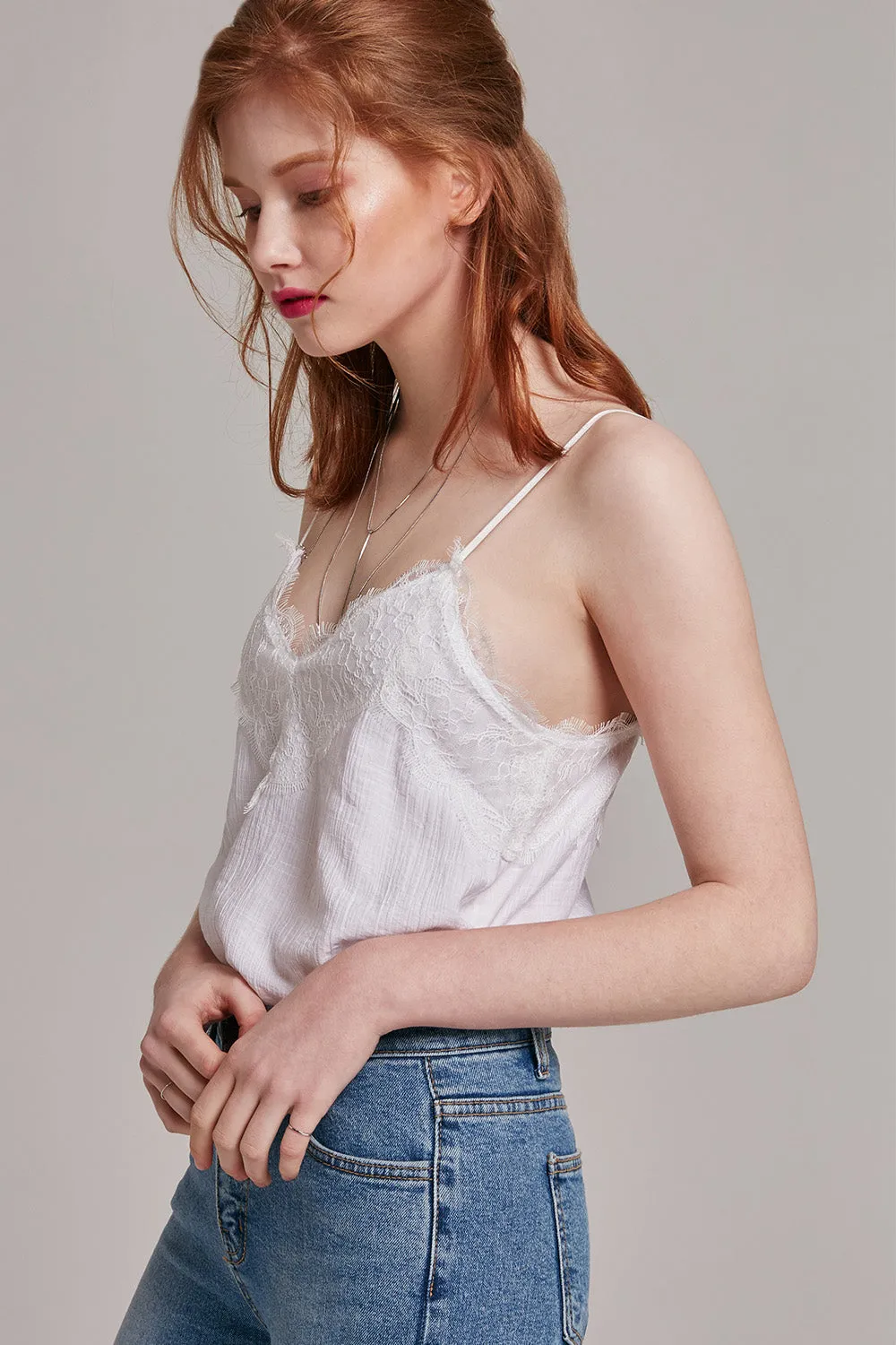 Liza Lace Overlay Camisole