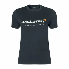 McLaren F1 Women's Core Essentials Logo T-Shirt -Papaya/Phantom/Blue/Black/Storm Gray