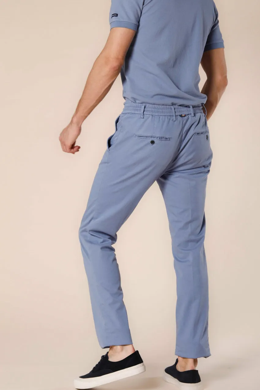 Milano Jogger pantalone chino jogger uomo in cotone e tencel extra slim fit