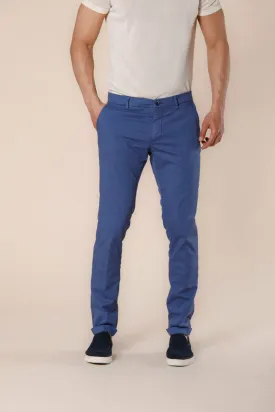 Milano Style pantalone chino uomo in gabardina stretch extra slim fit ①