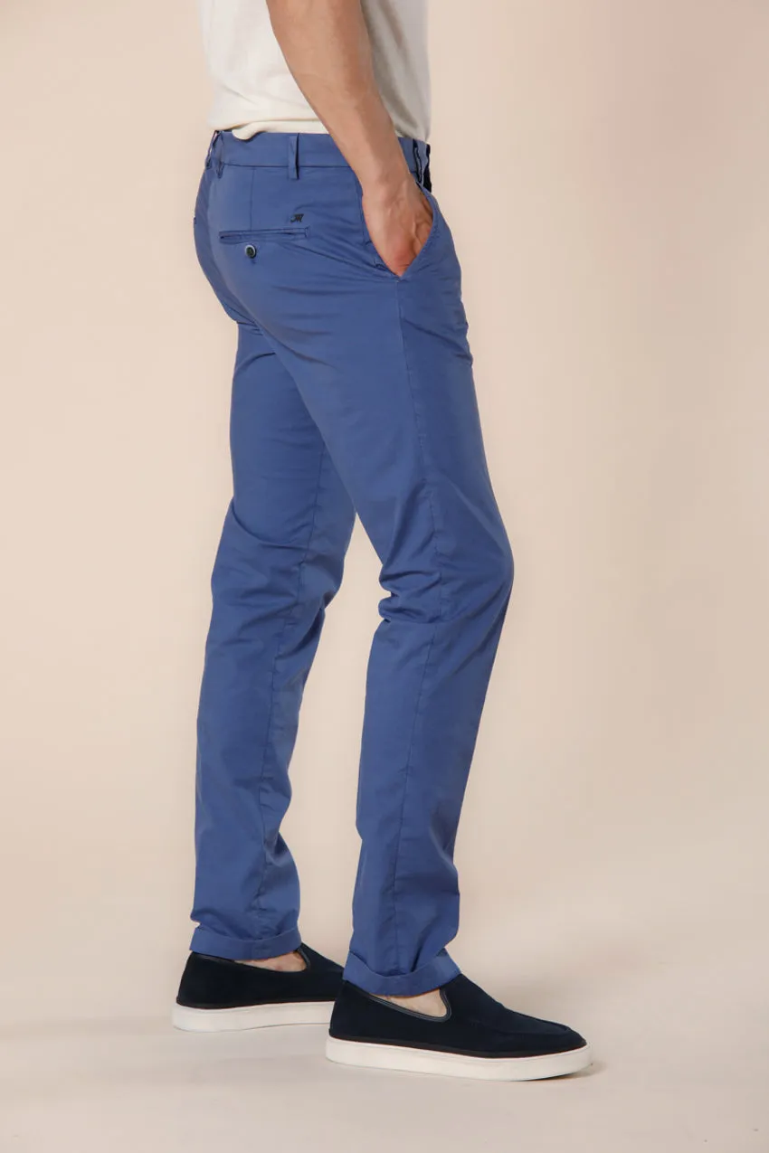 Milano Style pantalone chino uomo in gabardina stretch extra slim fit ①