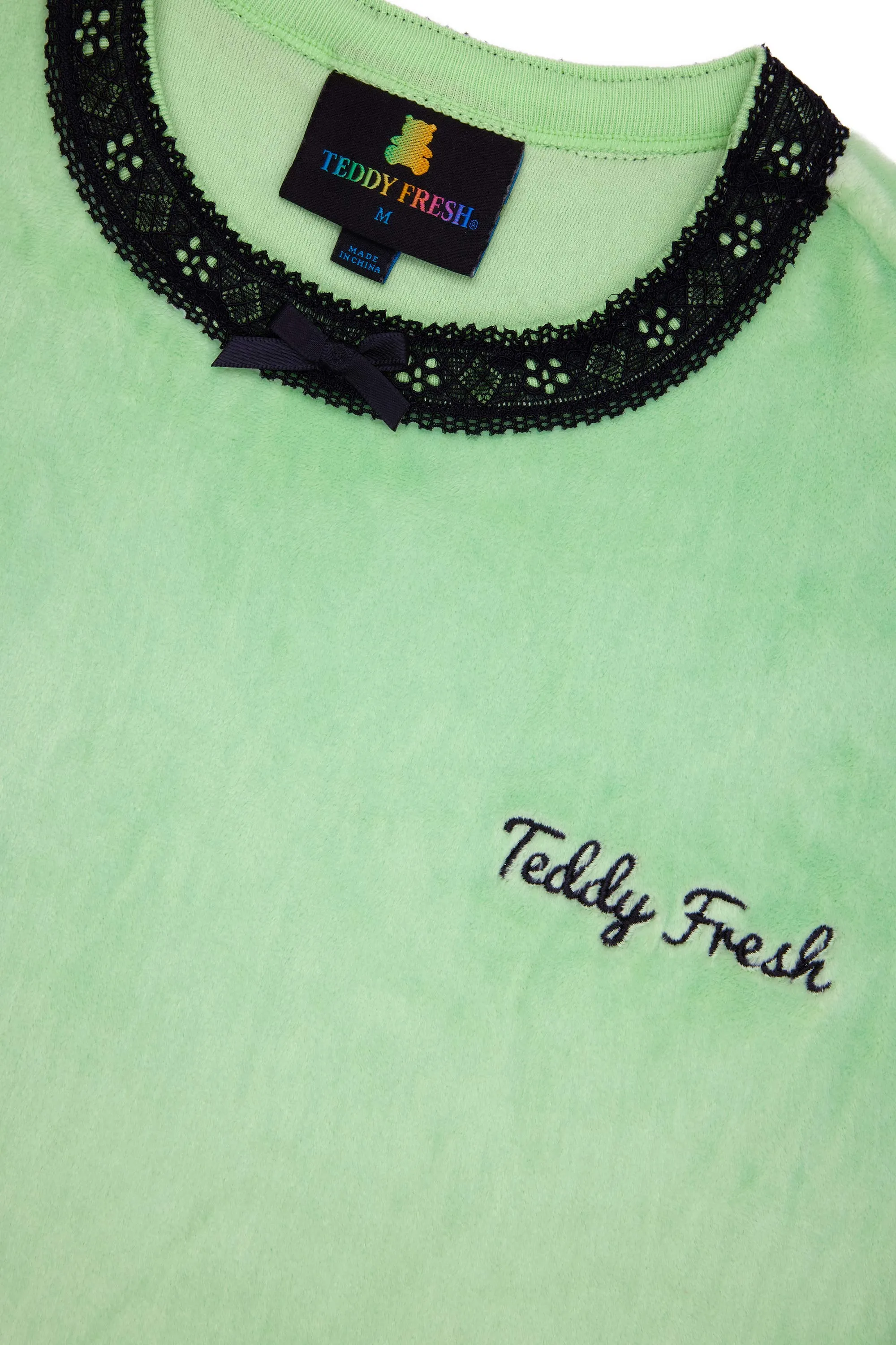 Mint Velour Tee