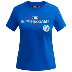 MLB ALL STAR 2024 WOMEN'S SJ SLIM FIT TEE (ROYAL BLUE)