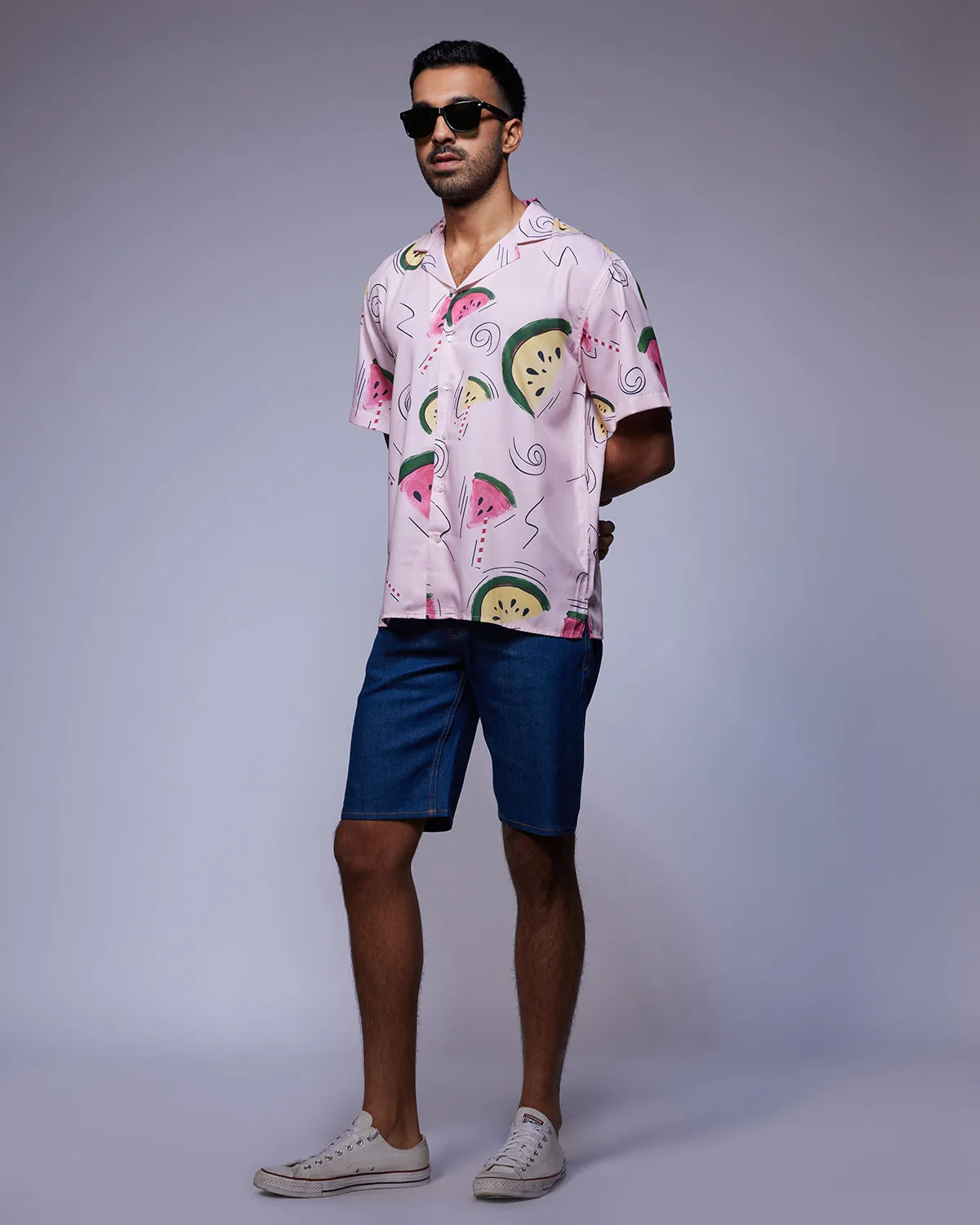 Multicoloured Watermelon Printed Shirt