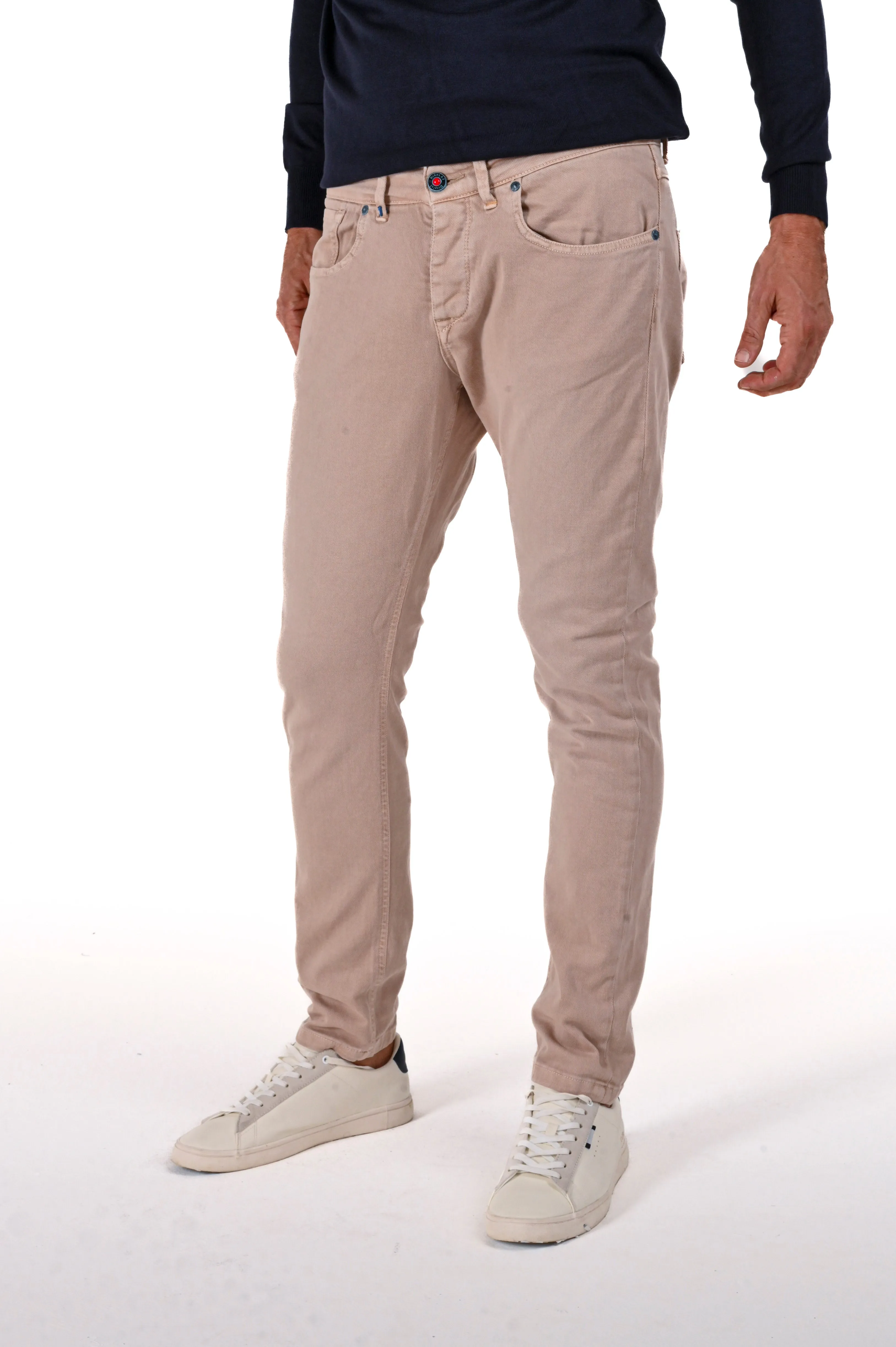 Pantaloni uomo in cotone slim fit AI 4724 in vari colori - Displaj