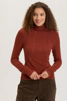 Rib Sorren Turtleneck