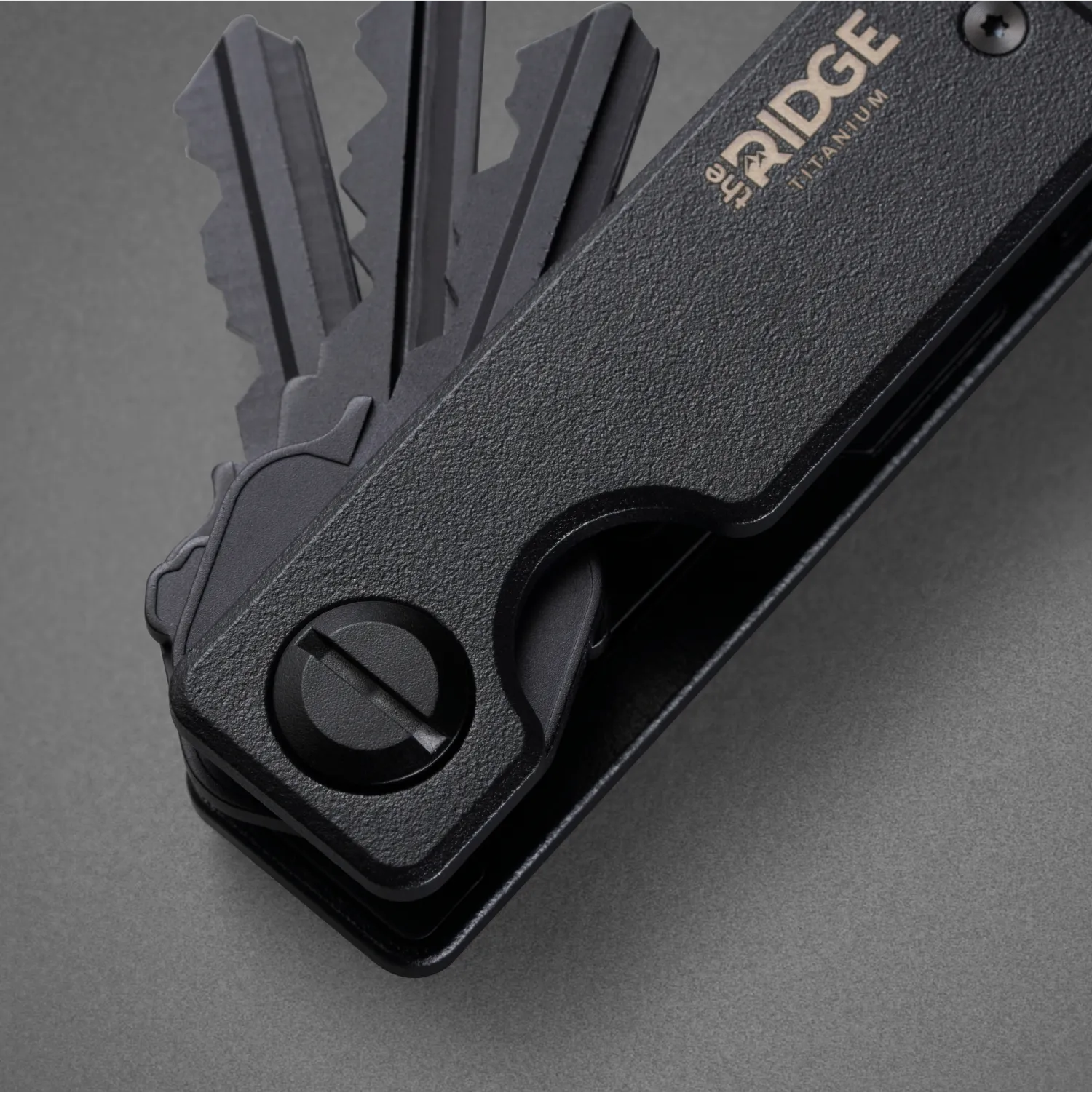 Ridge KeyCase - Matte Black Titanium