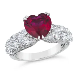 Ruby Heart Ring