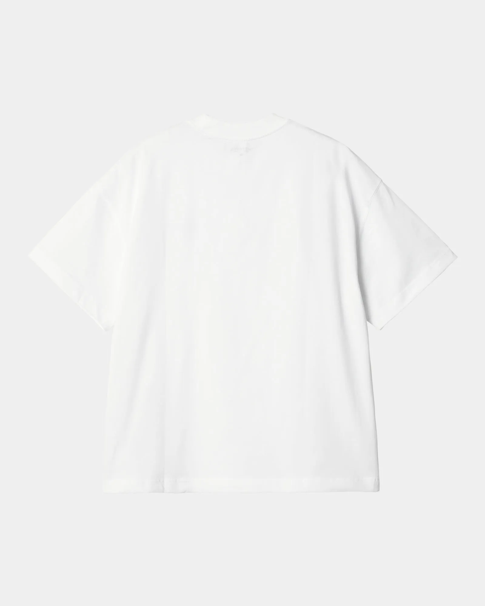 Signature Script T-Shirt | White / Dusty Ice