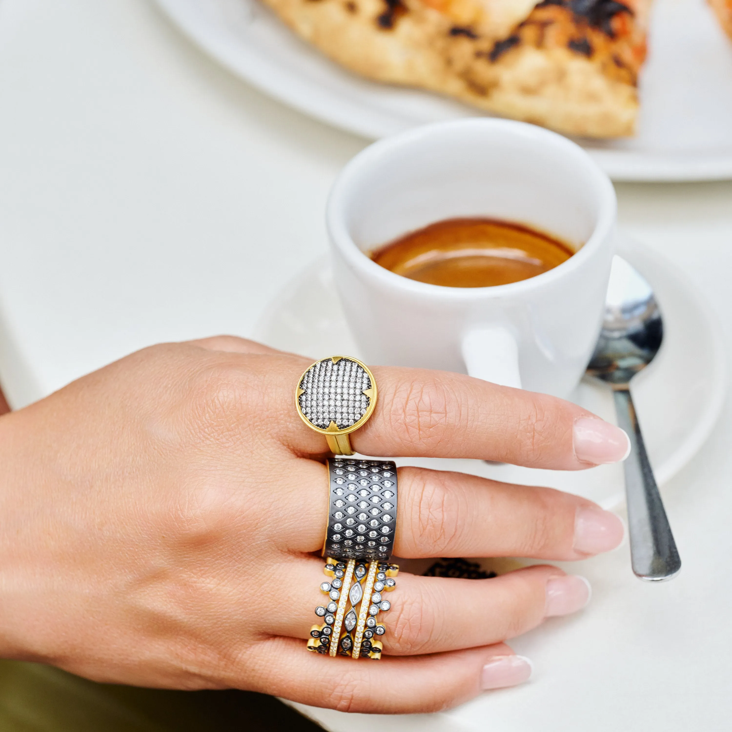 Signature Times Square Pavé Cocktail Ring