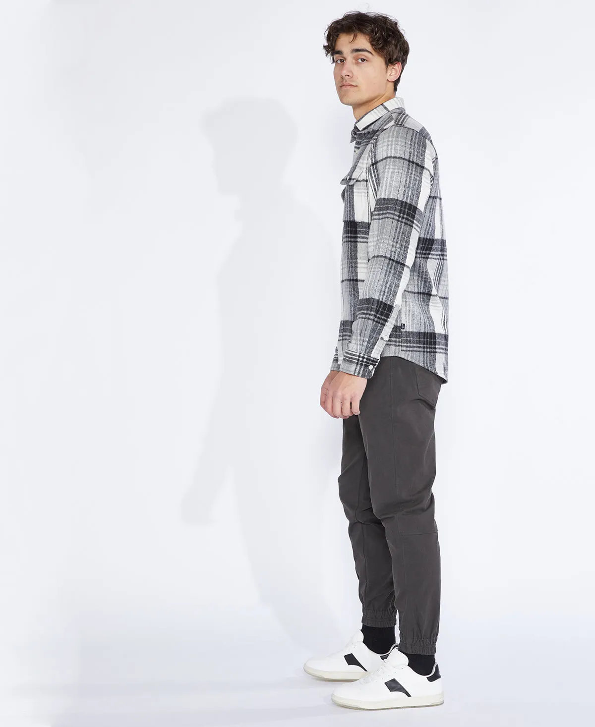 Silas Flannel Shirt (Gray)