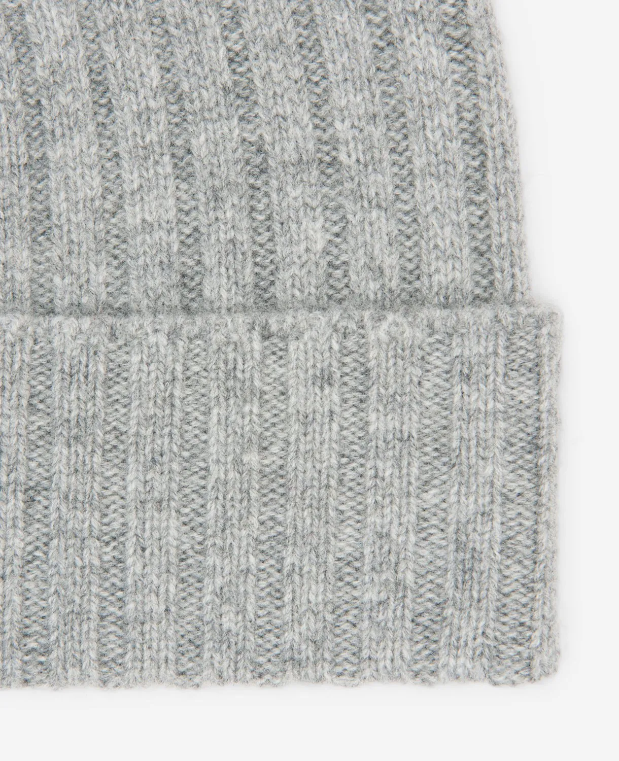 Site Exclusive! Rib Knit Wool Cashmere Beanie