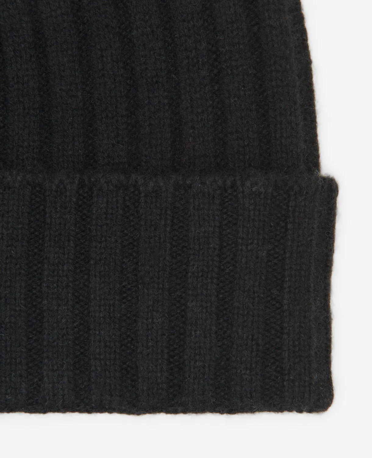 Site Exclusive! Rib Knit Wool Cashmere Beanie