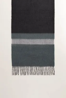 Slate Green Arran Cantwell Cashmere Stole