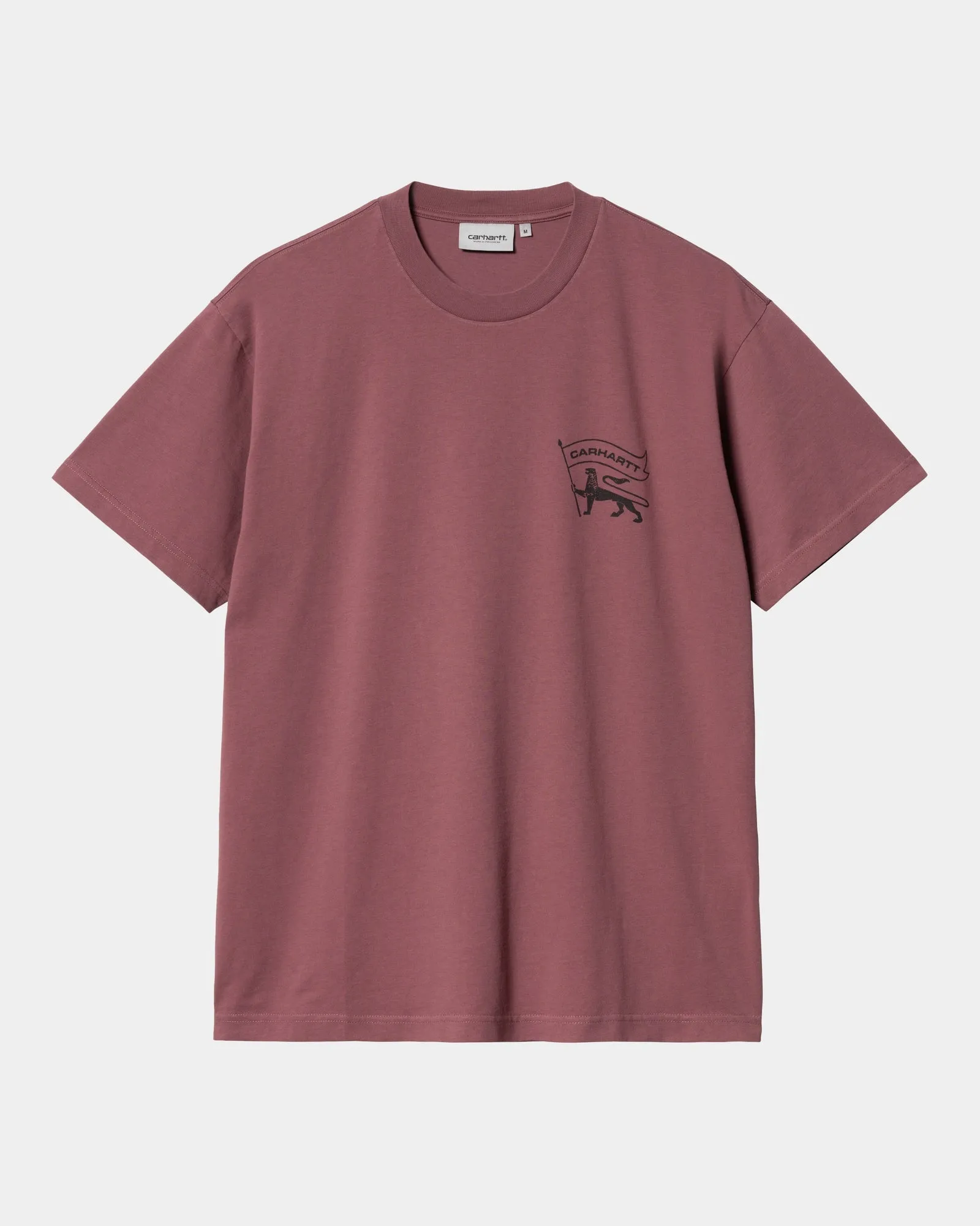 Stamp T-Shirt | Dusty Fuchsia / Black