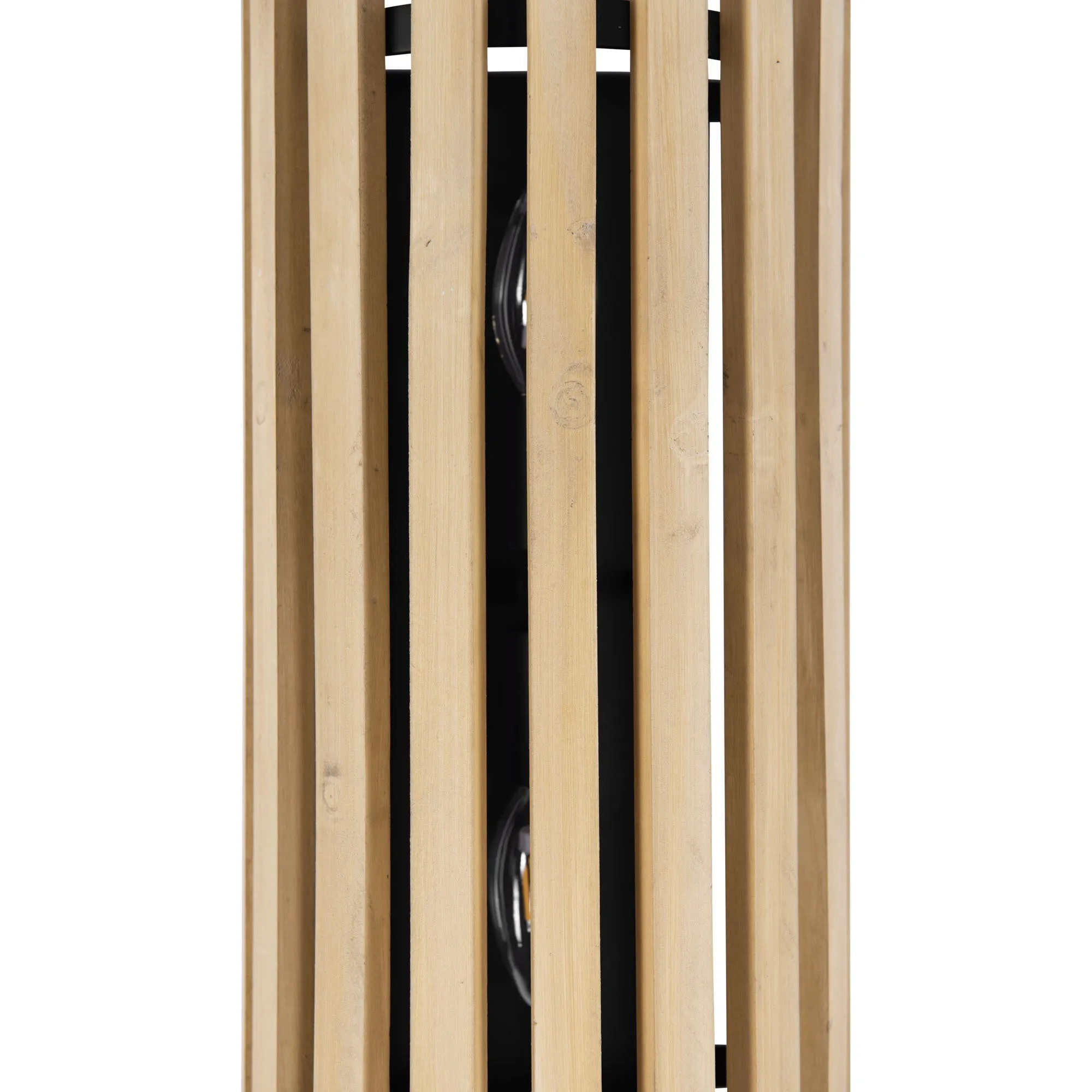 Suratto 387W02MBH 2-Light Wall Sconce - Matte Black/Honey Blonde