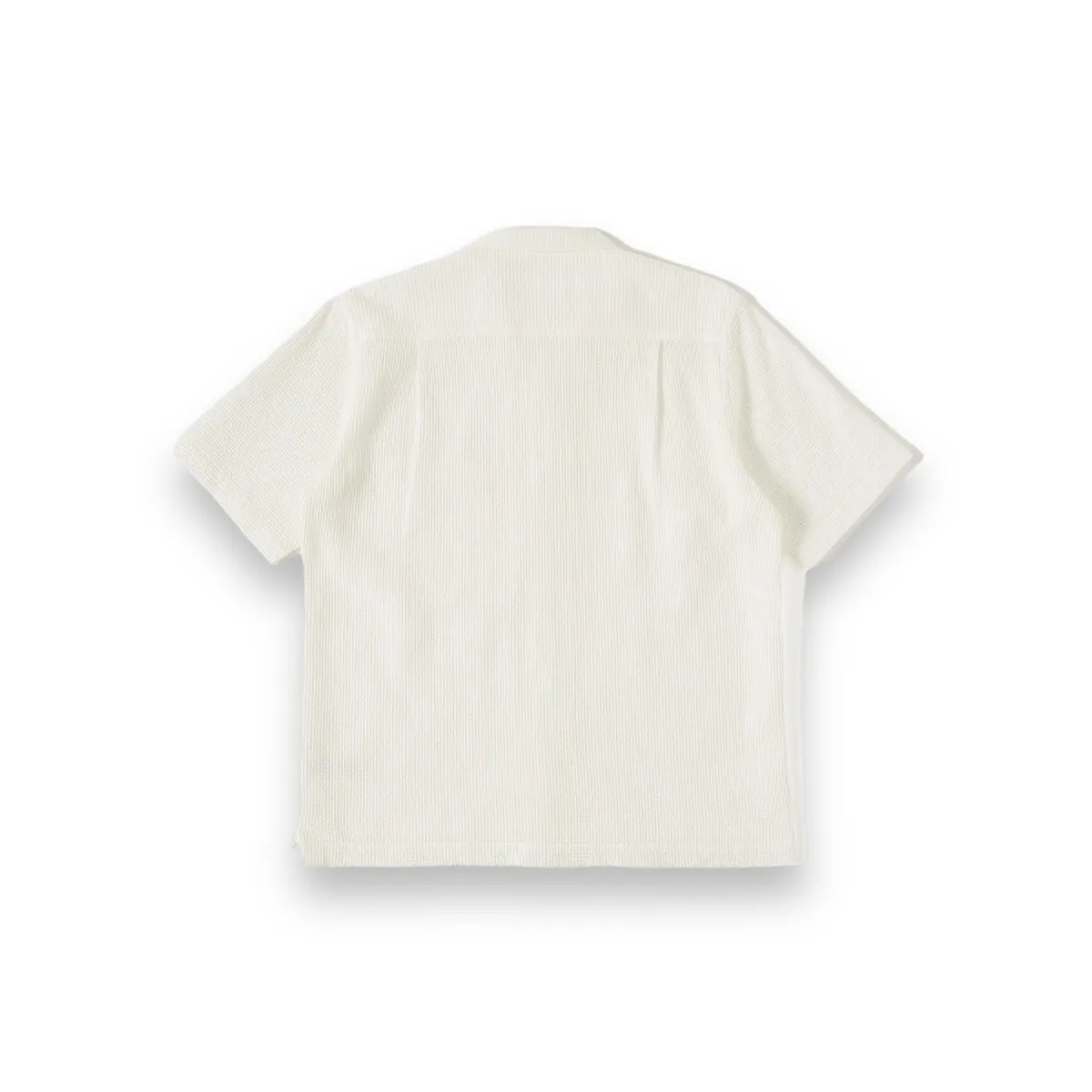 Universal Works Camp Shirt P3017 Japanese Waffle ecru