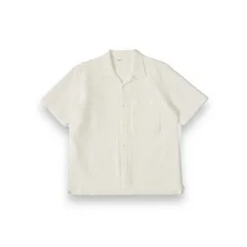 Universal Works Camp Shirt P3017 Japanese Waffle ecru