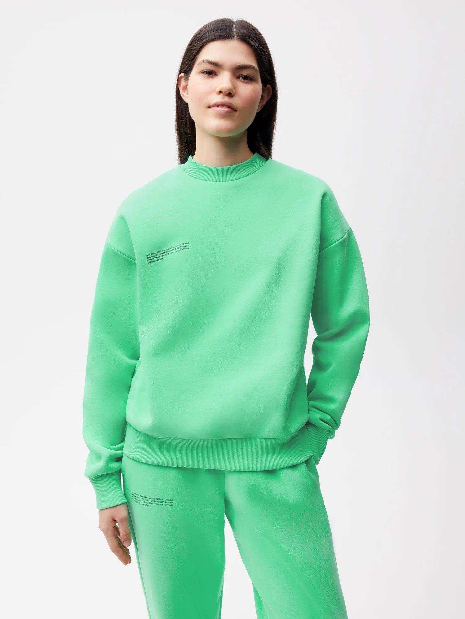 Womens 365 Heavyweight Sweatshirt—spearmint green