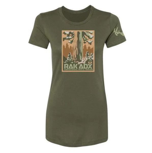 Womens Ponderosa Muley Shed Tee - Clearance