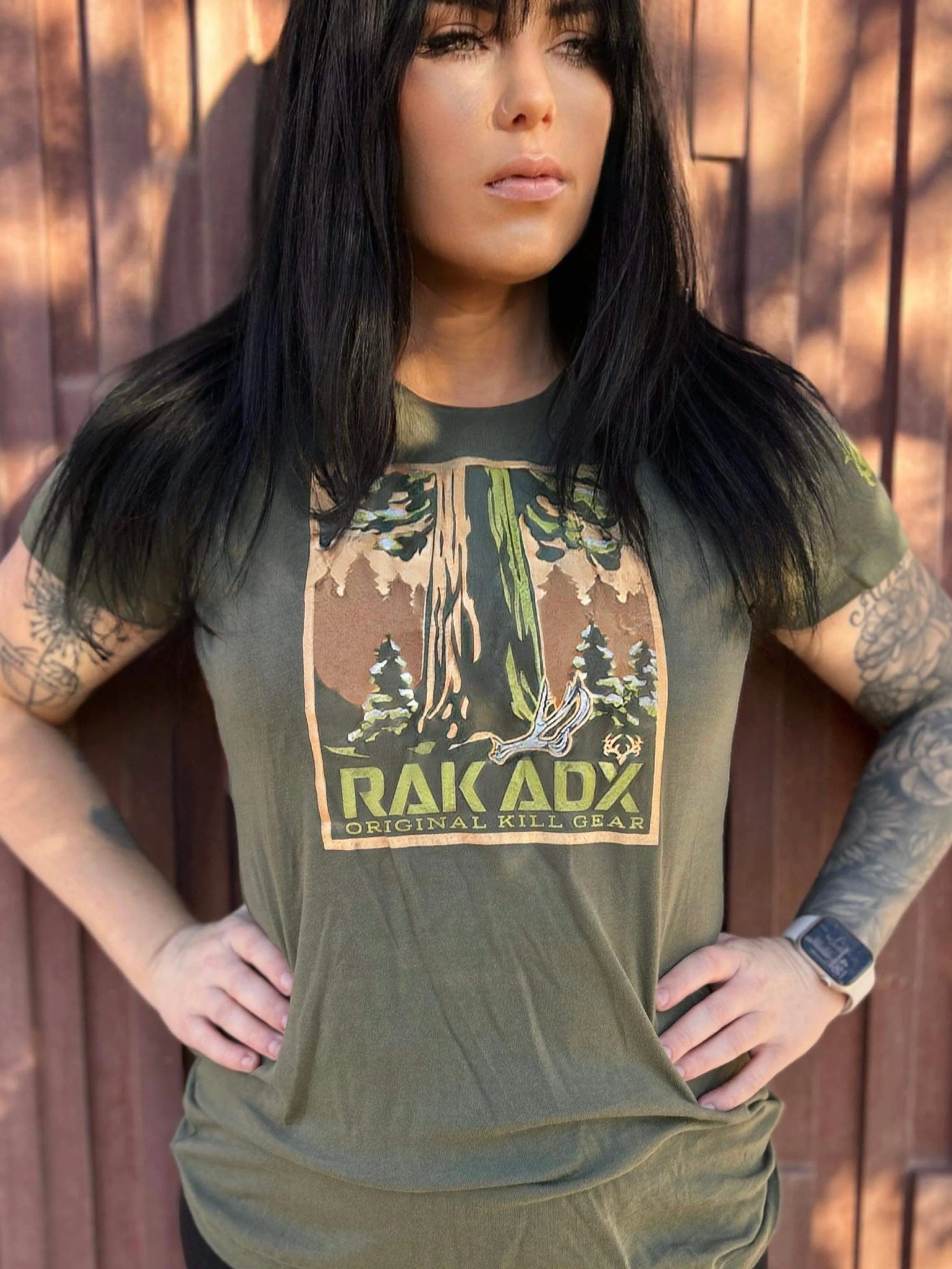 Womens Ponderosa Muley Shed Tee - Clearance