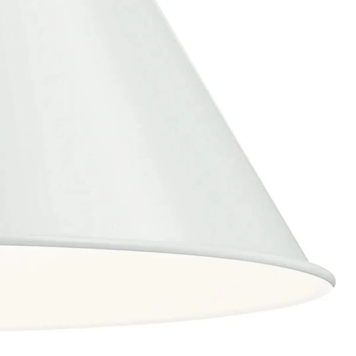 Zailey 16" 1-Light Pendant Light, White Finish